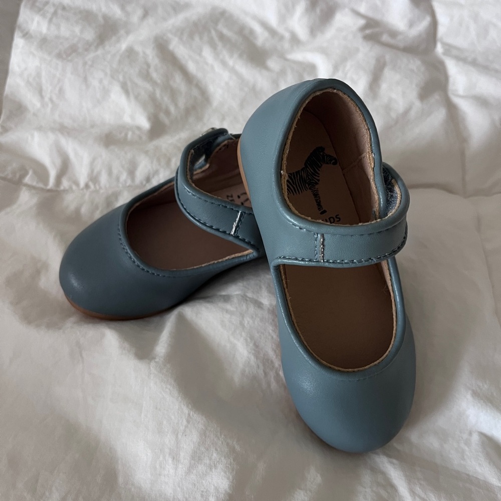 Zeebra Kids Leather Mary Jane Shoes
